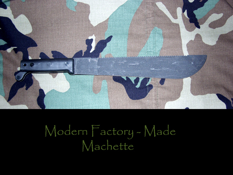Modern Factory Made Machete